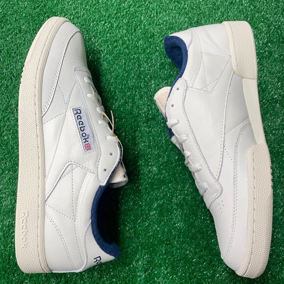 Reebok Club C 85 Vintage Mens Sportswear Shoes White 100007796 NEW Multi Sz - Picture 4 of 5